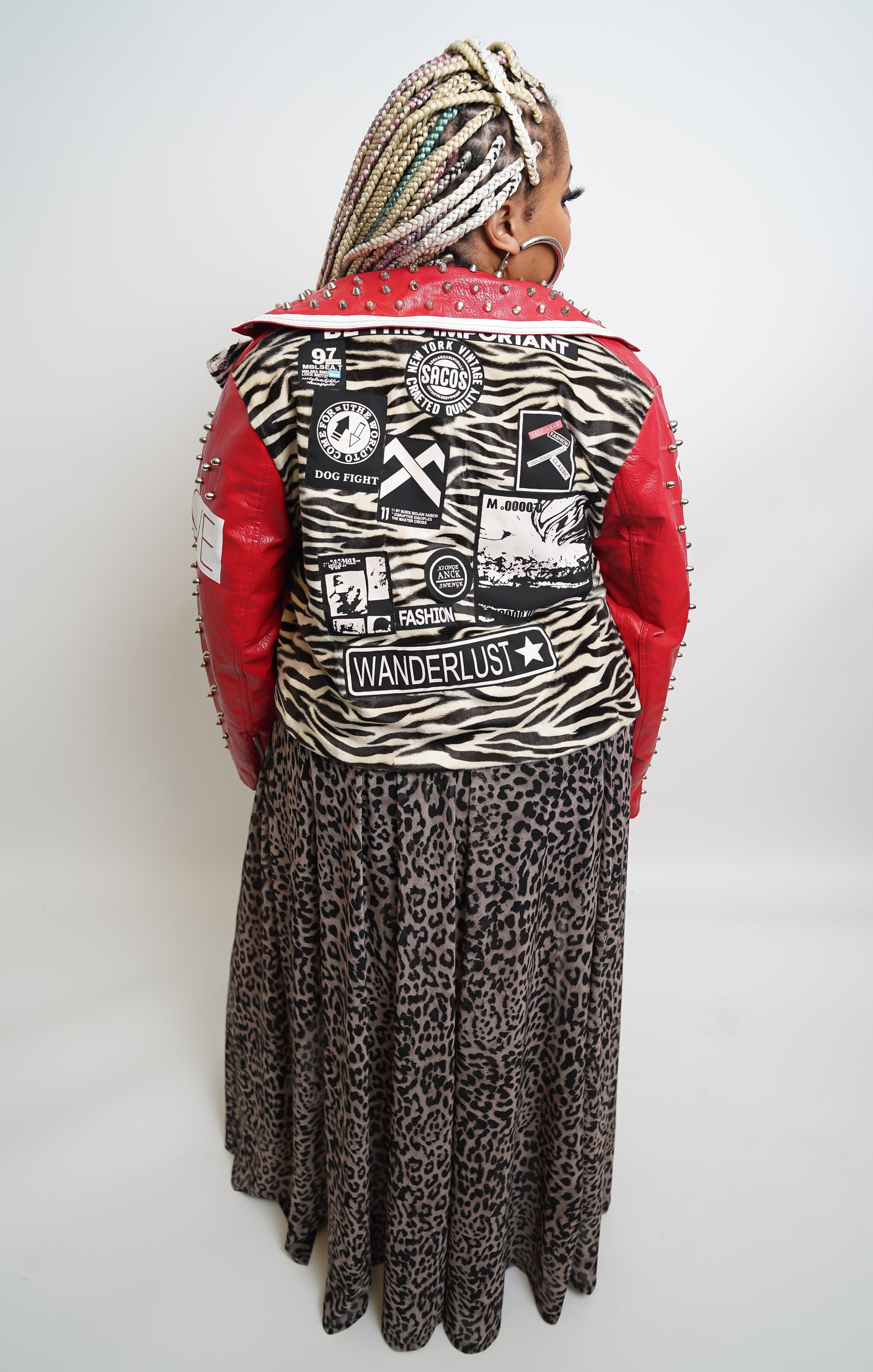 CRIMSON WILD MOTO JACKET - 1X